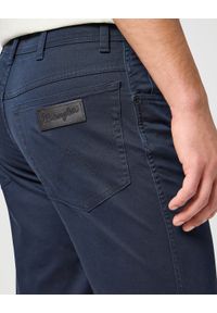 Wrangler - WRANGLER MĘSKIE SPODNIE JEANSOWE TEXAS SLIM DARK NAVY 112358037