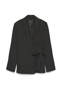 Vero Moda Marynarka Bestie 10333972 Szary Loose Fit. Kolor: szary. Materiał: syntetyk #2