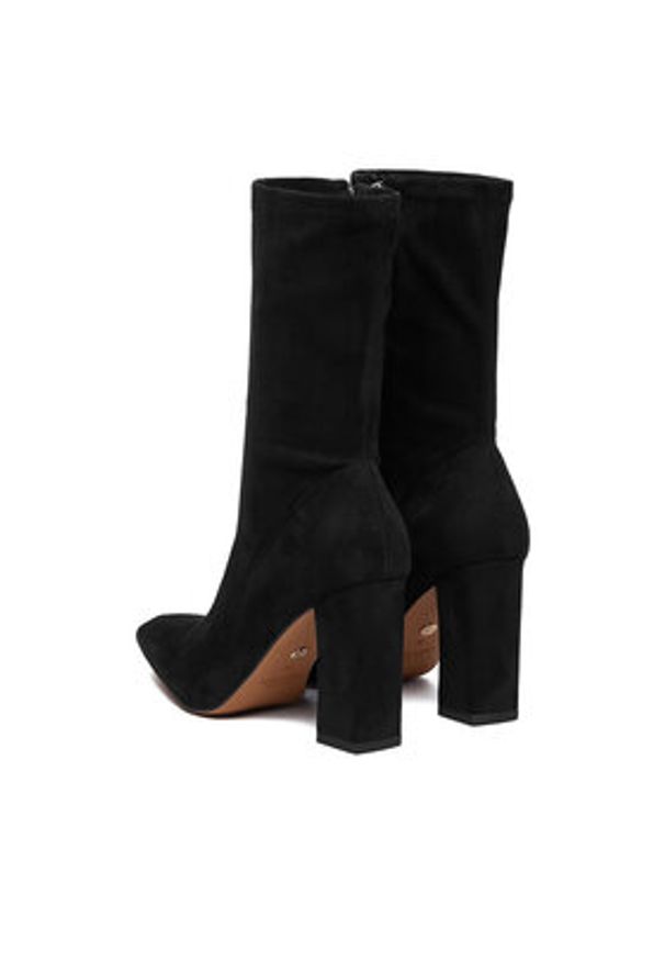 Nine West Botki CEO-AFRA-01 Czarny. Kolor: czarny. Materiał: materiał