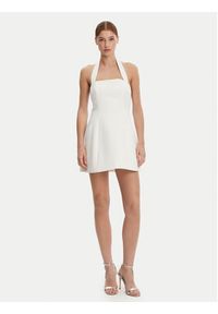 BARDOT Sukienka koktajlowa 59857DB1 Biały Slim Fit. Kolor: biały. Materiał: syntetyk. Styl: wizytowy