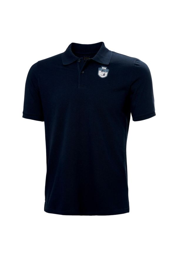 Polo Helly Hansen Marstrand. Typ kołnierza: polo. Kolor: niebieski. Materiał: bawełna. Styl: klasyczny