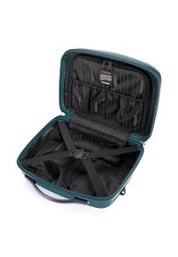 Wittchen - Komplet walizek z polikarbonu jednokolorowych. Kolor: zielony. Materiał: guma #8