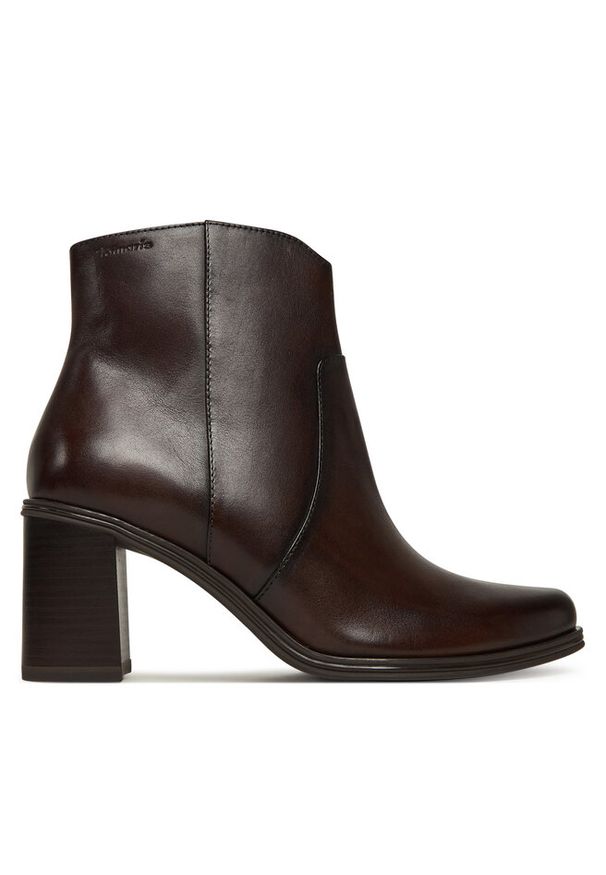 Botki Tamaris. Kolor: brązowy