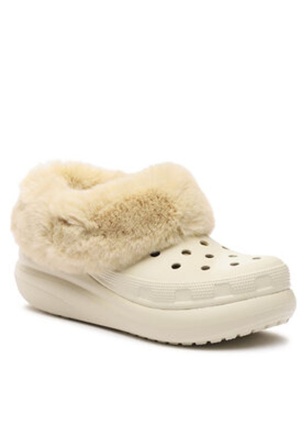 Crocs Klapki Crocs Furever Crush Clog 208446 Beżowy. Kolor: beżowy