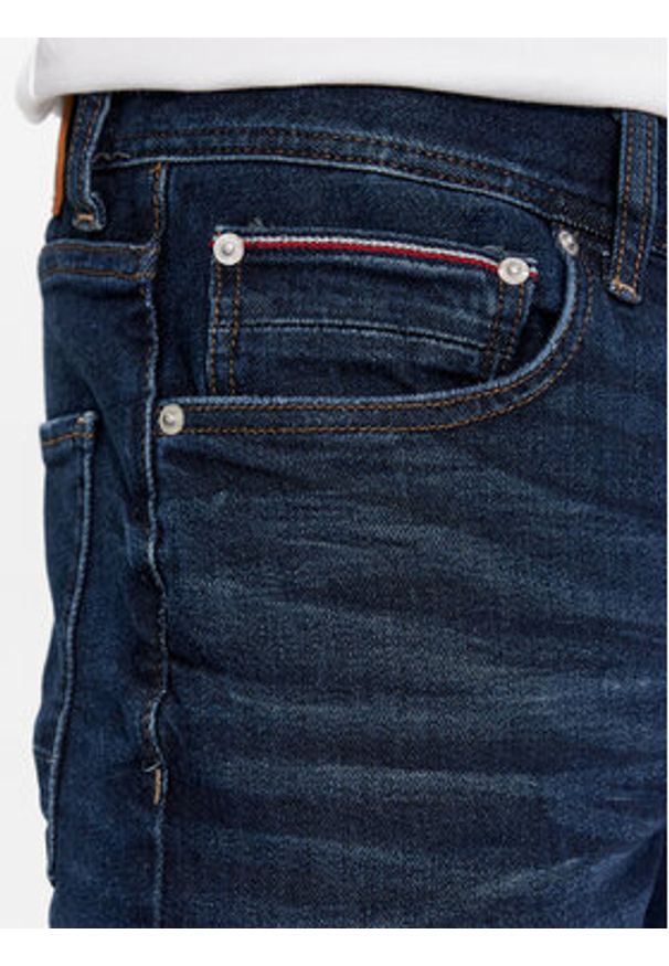 TOMMY HILFIGER - Tommy Hilfiger Jeansy Denton MW0MW33973 Granatowy Straight Fit. Kolor: niebieski