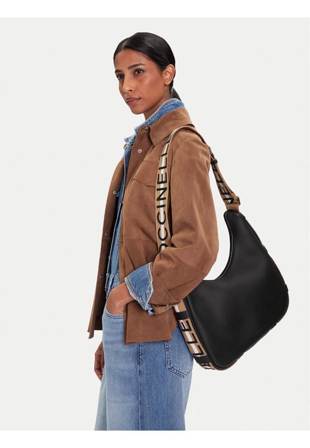 Coccinelle Torebka SQ0 Coccinelle Raquel E1 SQ0 13 01 01 Czarny. Kolor: czarny. Materiał: skórzane