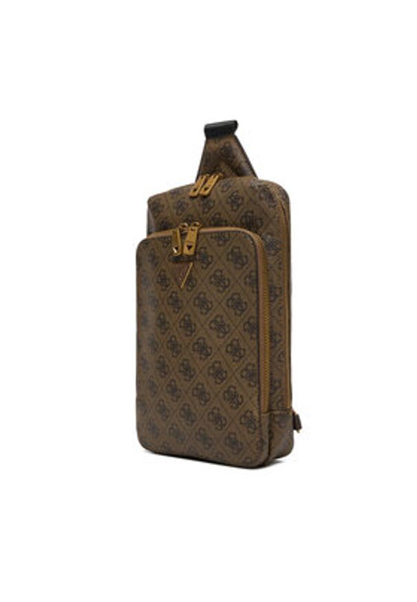 Guess Saszetka HMMILO P5226 Brązowy. Kolor: brązowy. Materiał: skóra