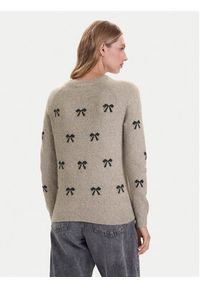 Vero Moda Sweter Doffy 10330790 Beżowy Regular Fit. Kolor: beżowy. Materiał: syntetyk #3