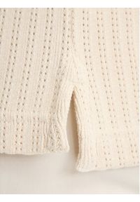TOMMY HILFIGER - Tommy Hilfiger Sweter MW0MW42770 Kremowy Regular Fit. Kolor: kremowy. Materiał: bawełna #3