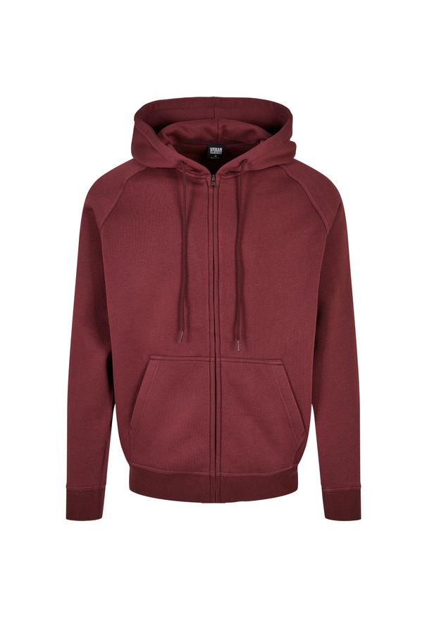 Bluza z kapturem Urban Classics zip(GT). Typ kołnierza: kaptur. Kolor: czerwony, brązowy, wielokolorowy