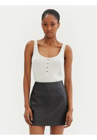 Pinko - PINKO Top 104649 A2CQ Szary Regular Fit. Kolor: szary. Materiał: wiskoza #1