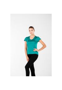 WOOLONA - Koszulka turystyczna damska Woolona Calima 100% Merino. Kolor: zielony