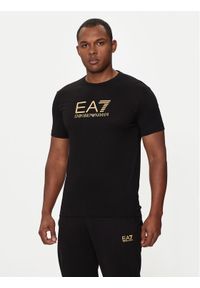 EA7 Emporio Armani T-Shirt 7M000007 AF10170 UC001 Czarny Regular Fit. Kolor: czarny. Materiał: bawełna #1