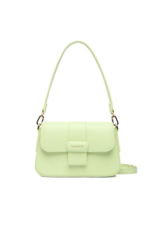 Lacoste Torebka Casual NF5152AU Zielony. Kolor: zielony. Materiał: skórzane. Styl: casual