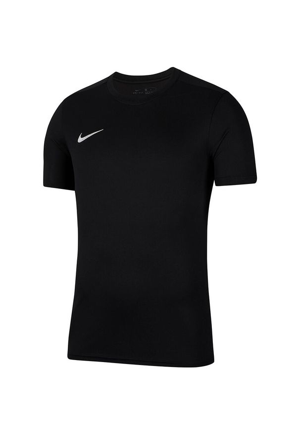 Koszulka piłkarska dziecięca Nike Dry Park VII treningowa szybkoschnąca Dri Fit. Kolor: czarny. Technologia: Dri-Fit (Nike). Sport: piłka nożna