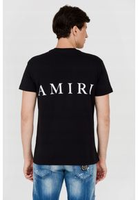 Amiri - AMIRI T-shirt męski czarny z logo na plecach. Kolor: czarny #6