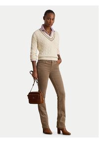 Lauren Ralph Lauren - LAUREN RALPH LAUREN Sweter 200979662003 Écru Relaxed Fit. Materiał: bawełna