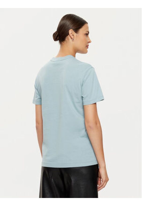 Calvin Klein T-Shirt K20K207519 Błękitny Regular Fit. Kolor: niebieski. Materiał: bawełna