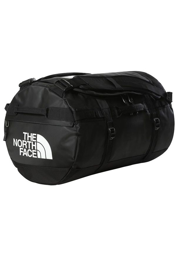 Torba The North Face Base Camp Duffel S 0A52STKY41 - czarna. Kolor: czarny. Materiał: nylon. Wzór: paski