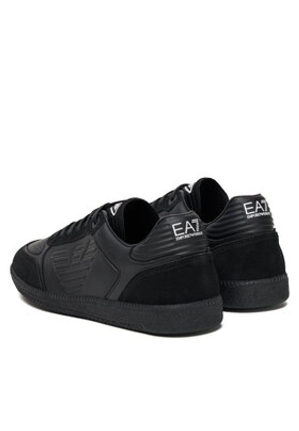 EA7 Emporio Armani Sneakersy 7X000405 AF19826 MC357 Czarny. Kolor: czarny. Materiał: skóra