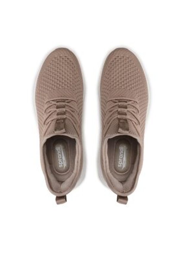 Sprandi Sneakersy WP07-GVA-1 Beżowy. Kolor: beżowy. Materiał: materiał