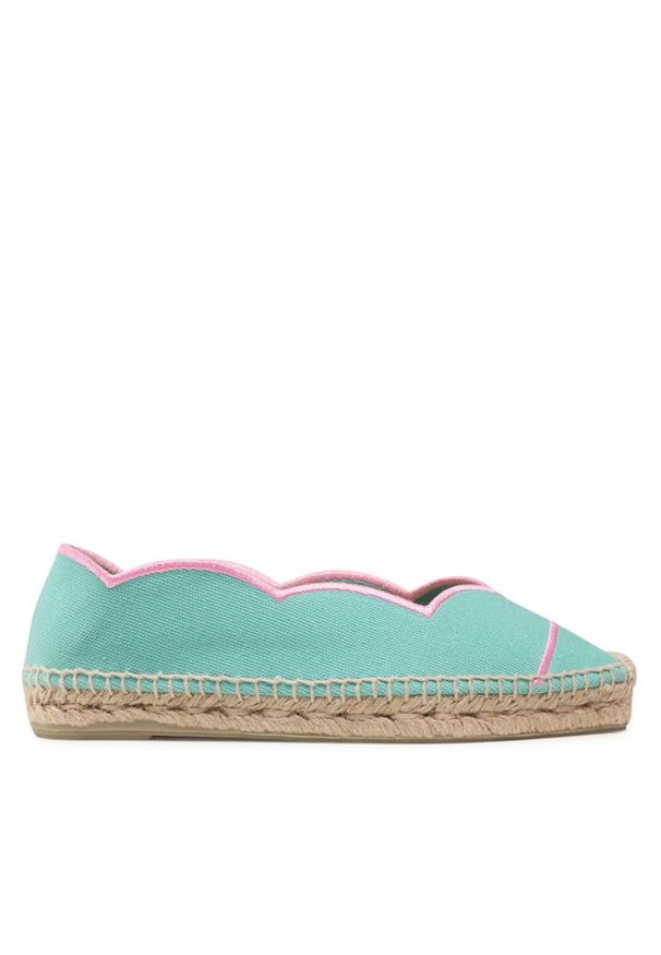 Castañer Espadryle Petra/080 022656-406 Zielony. Kolor: zielony. Materiał: materiał