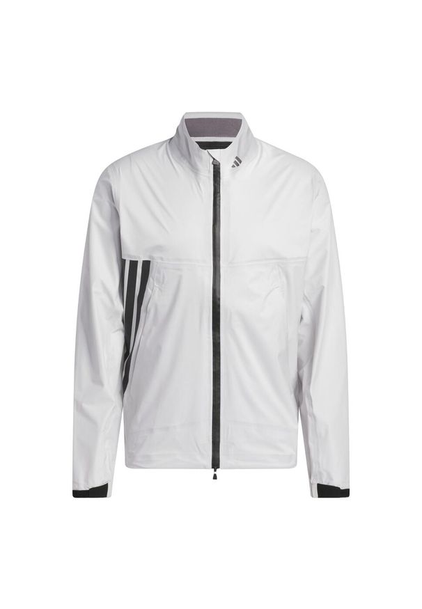 Adidas - Kurtka Ultimate365 Tour CLIMAPROOF+ Full-Zip. Typ kołnierza: golf. Kolor: szary. Materiał: materiał. Technologia: ClimaProof (Adidas). Sport: golf
