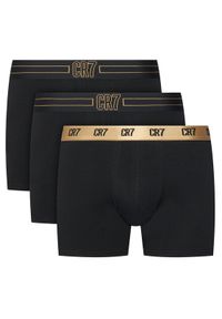 Cristiano Ronaldo CR7 Komplet 3 par bokserek 8100-49 Czarny. Kolor: czarny. Materiał: bawełna