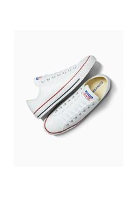 Trampki Converse Chuck Taylor Ox Leather, Dla obu płci. Kolor: biały. Materiał: skóra, materiał