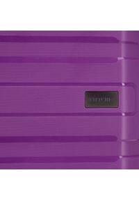Wittchen - Duża walizka z polipropylenu w poziome linie. Kolor: fioletowy. Materiał: materiał. Styl: elegancki #4