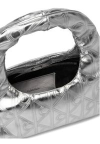 Calvin Klein Torebka Puffy Aop Mini Bag With Strap LV04F3444G Srebrny. Kolor: srebrny. Materiał: skórzane #5