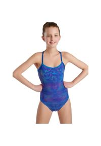 AMANZI - Strój Kąpielowy Amanzi Pro Back – Neochrome – Rozmiar 26. Kolor: niebieski, wielokolorowy, zielony. Wzór: aplikacja #1