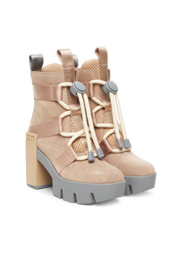 United Nude Trzewiki Grip Nomad Mid II 1076486157 Różowy. Kolor: różowy. Materiał: zamsz, skóra