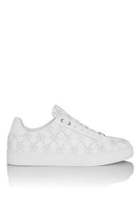 Philipp Plein - PHILIPP PLEIN Sneakersy SAFS USC0920 PLE005N Biały. Kolor: biały. Materiał: skóra #4