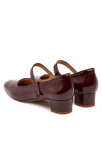 BALAGAN - Balagan Czółenka Dora Bordowy. Kolor: czerwony. Materiał: skóra #2