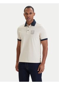 Aeronautica Militare Polo 261PO1917UJ00682 Beżowy Regular Fit. Typ kołnierza: polo. Kolor: beżowy. Materiał: bawełna #1