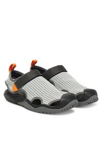 Crocs Sandały Swiftwater™ Mesh Deck 211095 Szary. Kolor: szary. Materiał: mesh