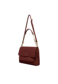 Gino Rossi - GINO ROSSI Torebka EO-LA224-19145 Bordowy. Kolor: czerwony. Materiał: zamszowe, skórzane #4