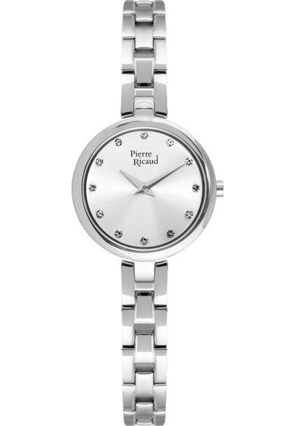 Zegarek Pierre Ricaud Zegarek damski Pierre Ricaud P22013.5143Q CYRKONIE srebrny. Kolor: srebrny