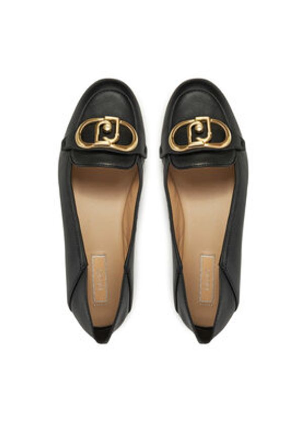 Liu Jo Loafersy SA5037 P0062 Czarny. Kolor: czarny. Materiał: skóra