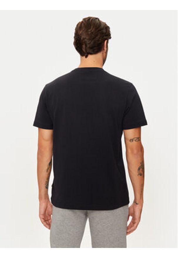 Napapijri T-Shirt S-box Logo NP0A4I3L Czarny Regular Fit. Kolor: czarny. Materiał: bawełna