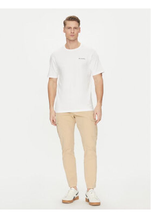 columbia - Columbia T-Shirt Barton Springs™ 2058331 Biały Regular Fit. Kolor: biały. Materiał: bawełna