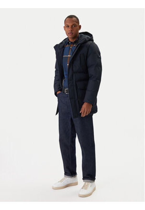 TOMMY HILFIGER - Tommy Hilfiger Kurtka zimowa Essential MW0MW37483 Granatowy Regular Fit. Kolor: niebieski. Materiał: syntetyk. Sezon: zima