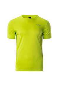 Hi-tec - T-Shirt Męski Trening Sibic. Kolor: zielony. Sport: fitness