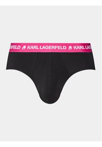 Karl Lagerfeld - KARL LAGERFELD Komplet 3 par slipów 235M2110 Kolorowy. Materiał: bawełna. Wzór: kolorowy #6