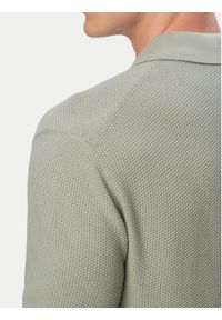 Calvin Klein Polo LV04LG313G Szary Regular Fit. Typ kołnierza: polo. Kolor: szary. Materiał: bawełna #5