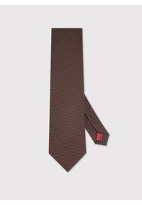 Pako Lorente - PAKO LORENTE - Jedwabny brązowy krawat. Kolor: brązowy. Materiał: jedwab #1