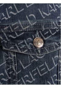 Karl Lagerfeld Kids Kurtka jeansowa Z26101 D Granatowy Regular Fit. Kolor: niebieski. Materiał: bawełna #5