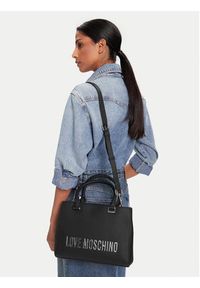 Love Moschino - LOVE MOSCHINO Torebka JC4022PP0NKD000B Czarny. Kolor: czarny. Materiał: skórzane #3