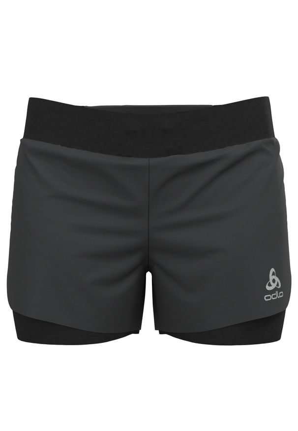 Spodenki do biegania damskie Odlo 2-in-1 Zeroweight. Kolor: czarny